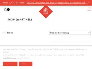 Conflictfood.com Gutscheine & Cashback im Mai 2024