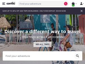 Contiki.com voucher and cashback in May 2022