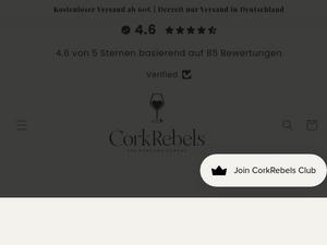 Corkrebels Gutscheine & Cashback im Juni 2025 Corkrebels Gutscheine & Cashback im Juni 2025