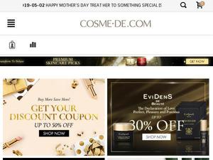 Cosme-de.com voucher and cashback in May 2022