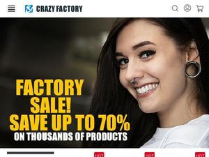 Crazy-factory.com Gutscheine & Cashback im September 2023