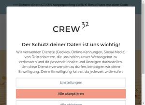 Crew32.de Gutscheine & Cashback im April 2024