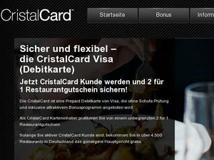 Cristalcard.de Gutscheine & Cashback im Mai 2022