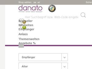 Danato.com Gutscheine & Cashback im Oktober 2023 Danato.com Gutscheine & Cashback im Oktober 2023
