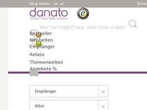 Danato.com Gutscheine & Cashback im April 2024