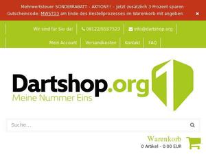 Dartshop.org Gutscheine & Cashback im März 2024