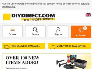Diydirect.com voucher and cashback in September 2023