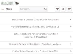 Duetori Gutscheine & Cashback im April 2025 Duetori Gutscheine & Cashback im April 2025