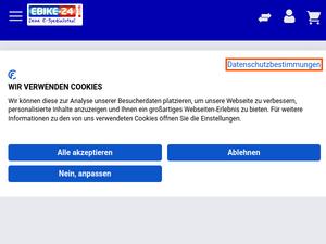 Ebike-24.com Gutscheine & Cashback im März 2024