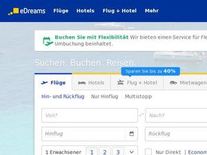 Edreams.de Gutscheine & Cashback im April 2024
