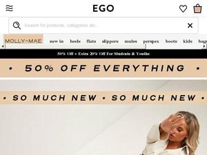 Ego.co.uk voucher and cashback in December 2023