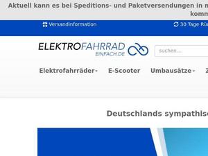 Elektrofahrrad-einfach.de Gutscheine & Cashback im Mai 2022 Elektrofahrrad-einfach.de Gutscheine & Cashback im Mai 2022