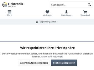 Elektronikshop24.de Gutscheine & Cashback im Juni 2022 Elektronikshop24.de Gutscheine & Cashback im Juni 2022
