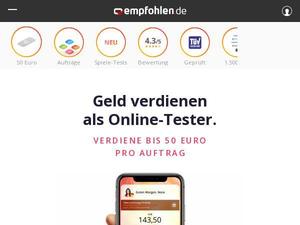 Empfohlen.de Gutscheine & Cashback im Mai 2022 Empfohlen.de Gutscheine & Cashback im Mai 2022