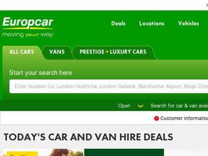 Europcar.co.uk voucher and cashback in March 2023