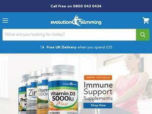 Evolution-slimming.com voucher and cashback in May 2022