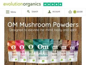 Evolutionorganics.co.uk voucher and cashback in May 2022