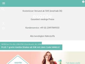 Exantediaet.de Gutscheine & Cashback im März 2023 Exantediaet.de Gutscheine & Cashback im März 2023