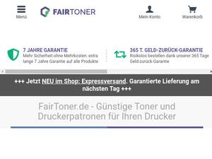 Fairtoner.de Gutscheine & Cashback im April 2024