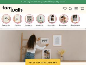 Famwalls.com Gutscheine & Cashback im April 2024