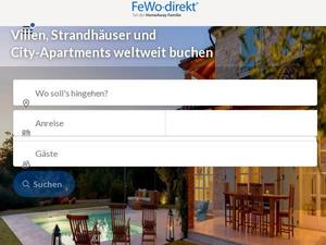 Fewo-direkt.de Gutscheine & Cashback im April 2024