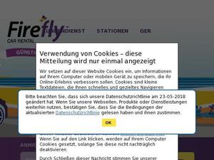 Fireflycarrental.com voucher and cashback in May 2022
