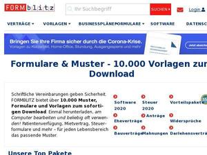 Formblitz.de Gutscheine & Cashback im Januar 2021 Formblitz.de Gutscheine & Cashback im Januar 2021