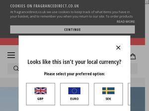 Fragrancedirect.co.uk voucher and cashback in May 2022