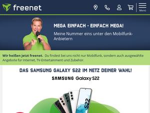 Freenet-mobilfunk.de Gutscheine & Cashback im Oktober 2023
