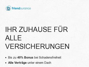 Friendsurance.de Gutscheine & Cashback im September 2023
