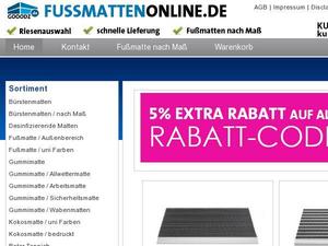 Fussmattenonline.de Gutscheine & Cashback im März 2023 Fussmattenonline.de Gutscheine & Cashback im März 2023