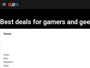 G2a.com voucher and cashback in May 2022