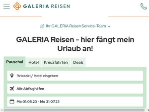 Galeria-reisen.de Gutscheine & Cashback im April 2024