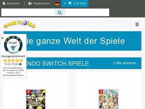 Gameworld.de Gutscheine & Cashback im April 2024