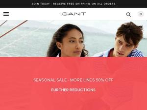 Gant.co.uk voucher and cashback in May 2022
