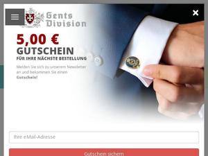 Gents-division.com Gutscheine & Cashback im Mai 2022