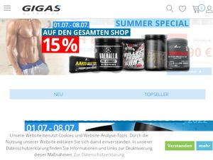 Gigasnutrition.com Gutscheine & Cashback im September 2023 Gigasnutrition.com Gutscheine & Cashback im September 2023