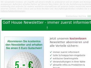 Golfhouse.de Gutscheine & Cashback im April 2024