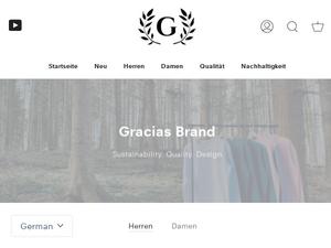 Gracias-brand.com Gutscheine & Cashback im Juni 2022 Gracias-brand.com Gutscheine & Cashback im Juni 2022
