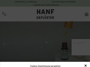 Hanfgefluester.de Gutscheine & Cashback im April 2024