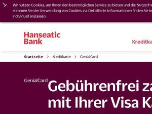 Hanseaticbank.de Gutscheine & Cashback im Juli 2022
