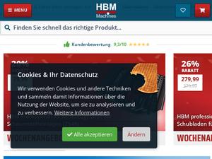 Hbm-machines.com Gutscheine & Cashback im Februar 2023