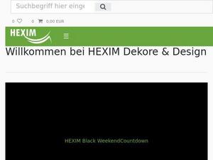 Hexim.de Gutscheine & Cashback im März 2024