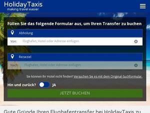 Holidaytaxis Gutscheine & Cashback im April 2025 Holidaytaxis Gutscheine & Cashback im April 2025
