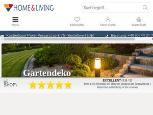 Home-and-living.com Gutscheine & Cashback im März 2024