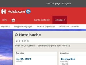 Hotels.com Gutscheine & Cashback im April 2024