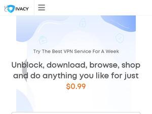 Ivacy.com voucher and cashback in May 2022