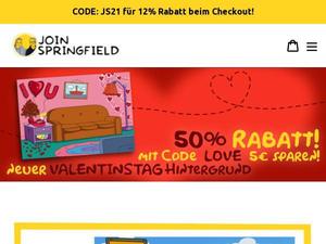 Joinspringfield.de Gutscheine & Cashback im Juli 2022 Joinspringfield.de Gutscheine & Cashback im Juli 2022