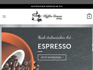 Kaffeegenuss-shop.de Gutscheine & Cashback im September 2022