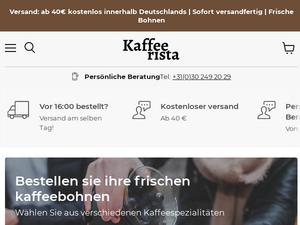 Kaffeerista Gutscheine & Cashback im April 2025 Kaffeerista Gutscheine & Cashback im April 2025